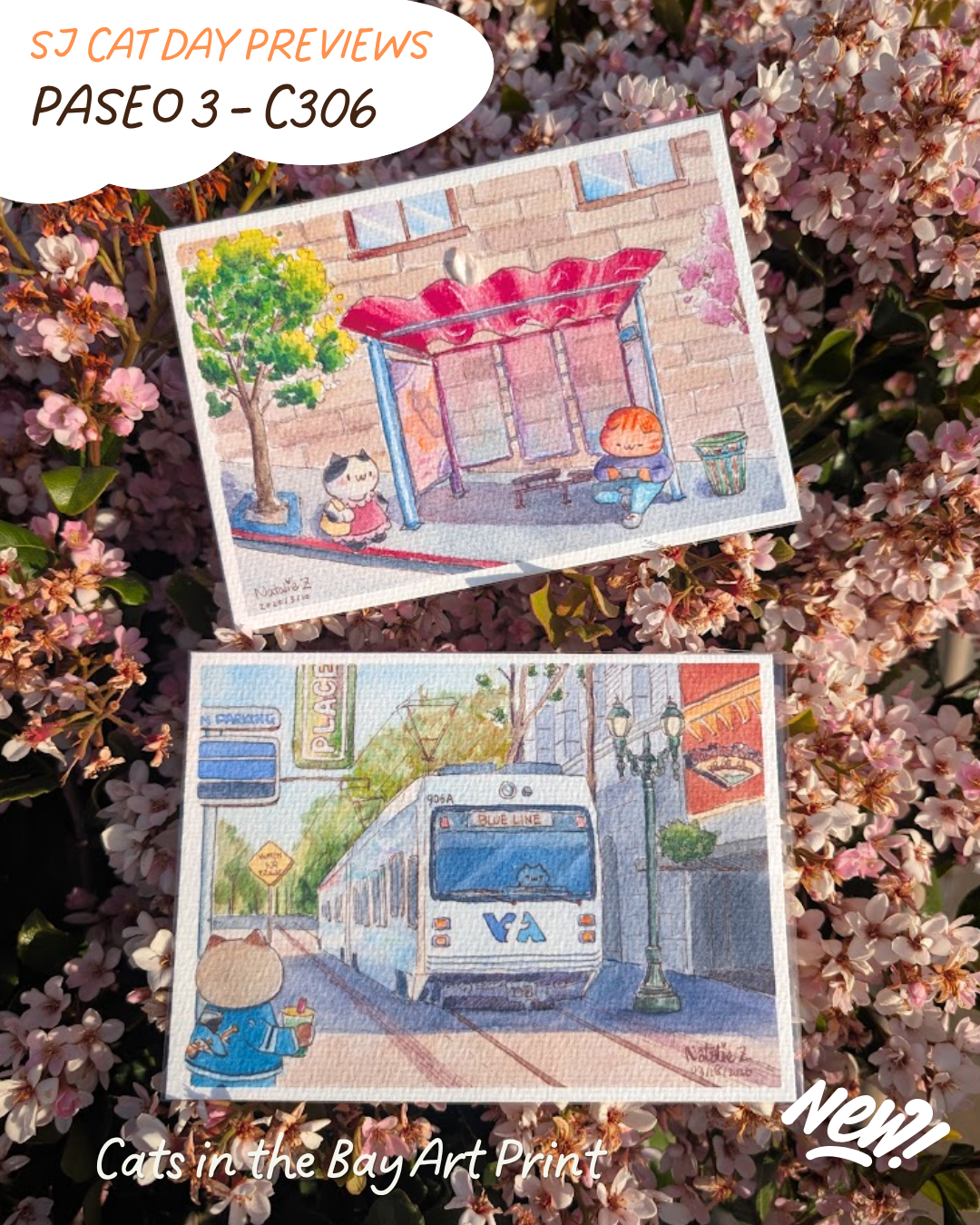 "MUNI Bus stop" art print