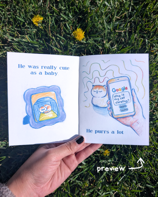 14 Things I Love About My Cat Zine