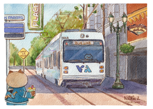 "VTA" art print