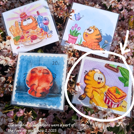 Lasagna - Forever garf mini print
