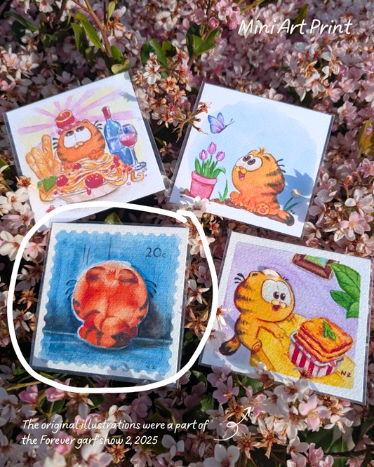 Mondays - Forever garf mini print