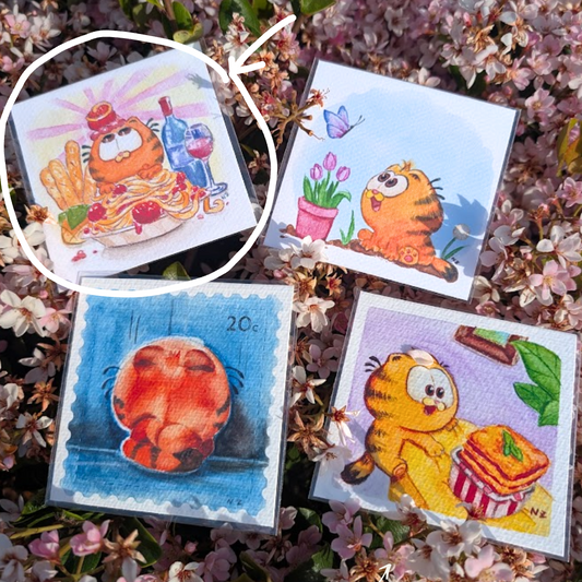 The magical meatball - Forever garf mini print