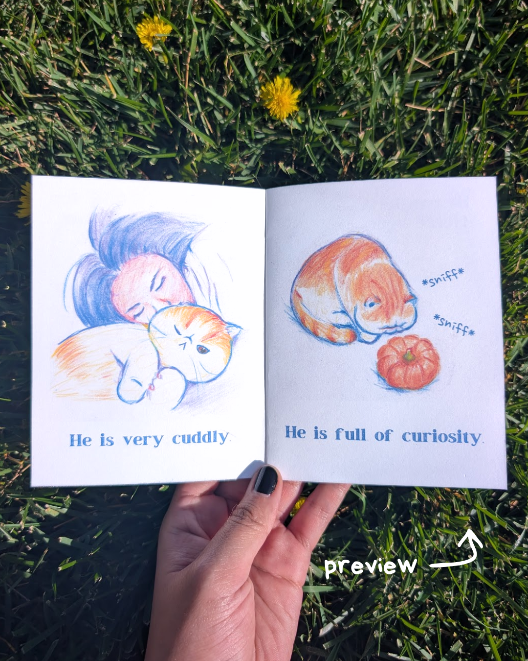 14 Things I Love About My Cat Zine
