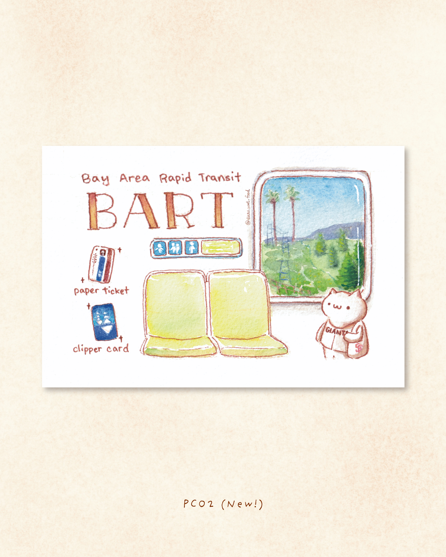 [Preorder] 'CART' Postcard Pack - Includes 4 designs