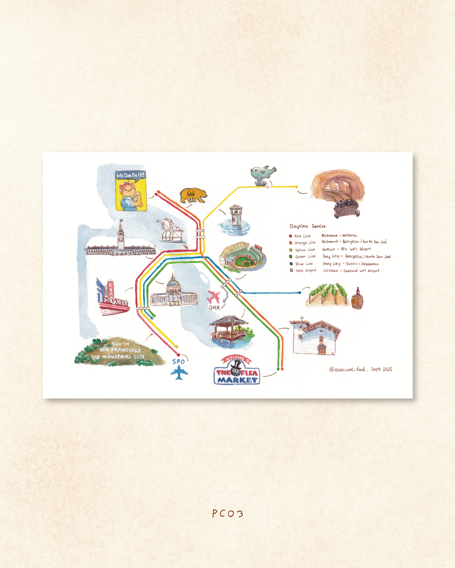 [Preorder] 'CART' Postcard Pack - Includes 4 designs