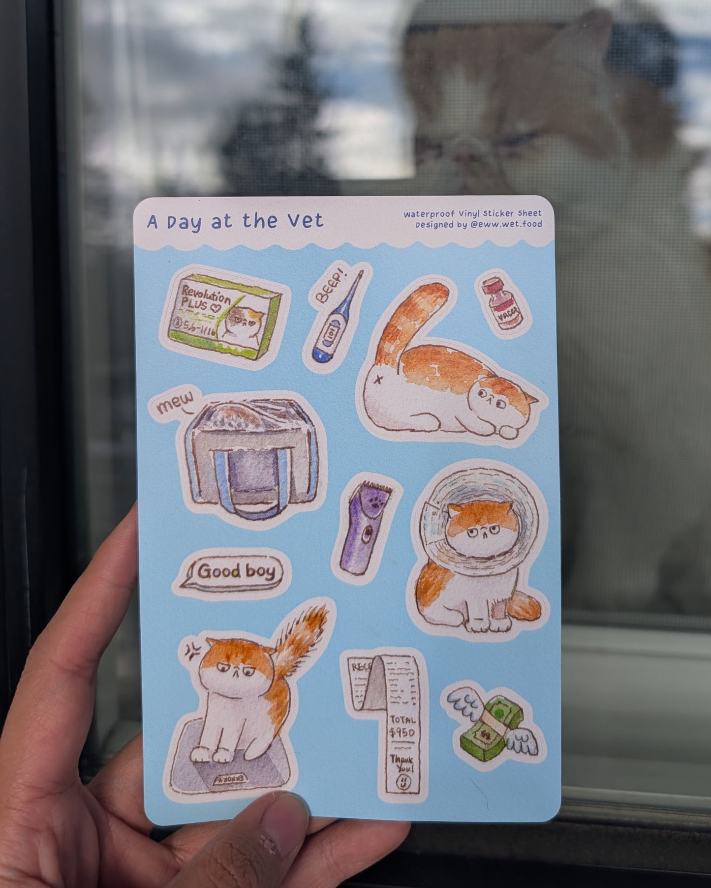 A Day at the Vet - Sticker Sheet