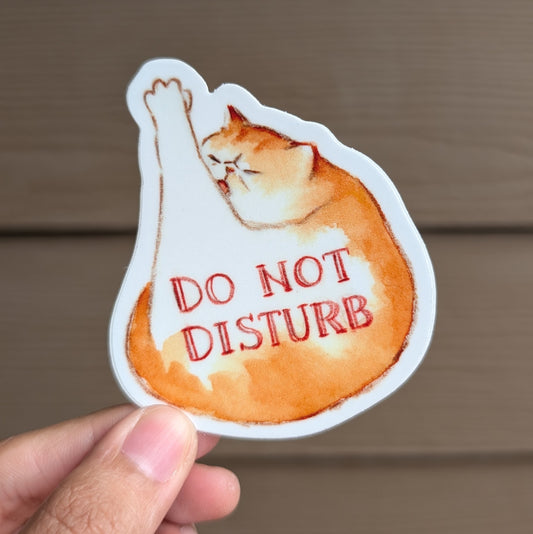 'Do not disturb' Sticker (Leg version)