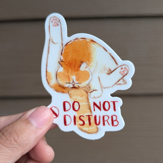 'Do not disturb' Sticker (Tail version)