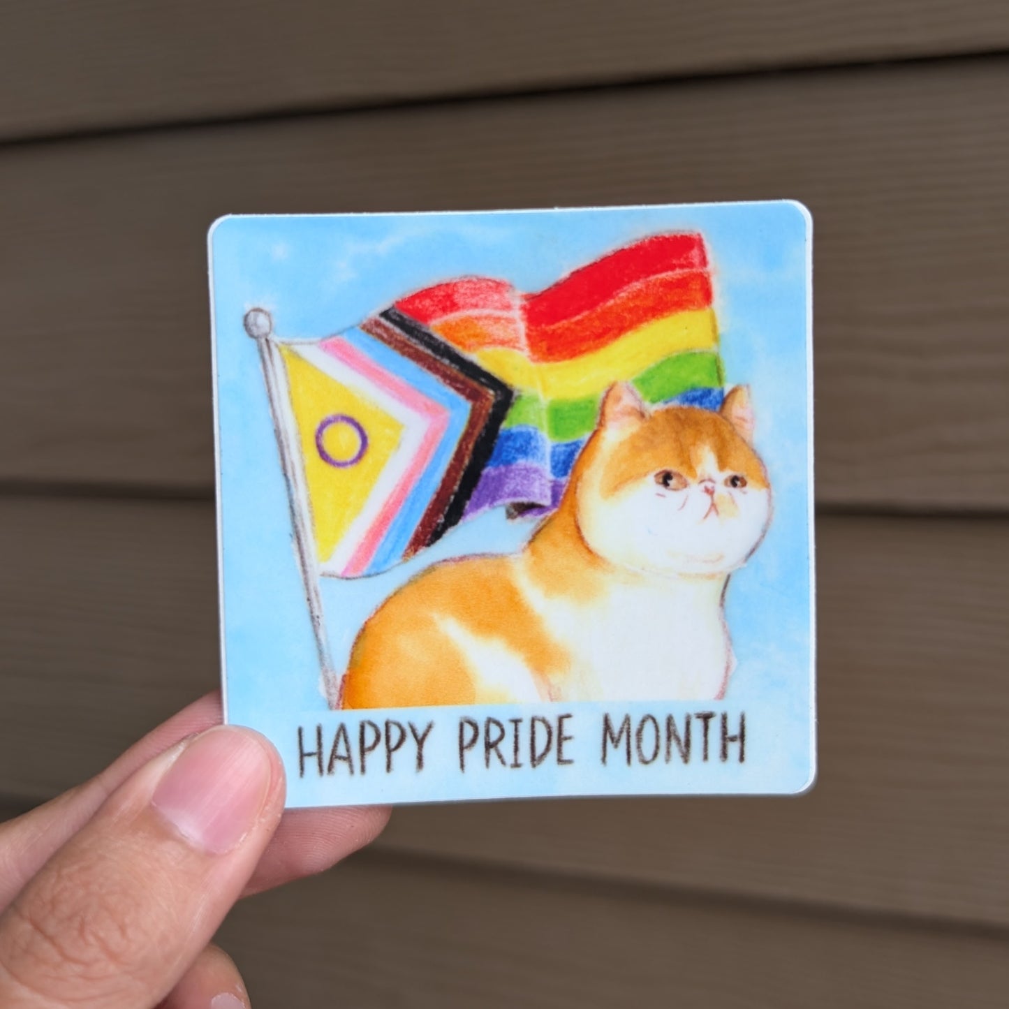 'Happy Pride Month' Sticker