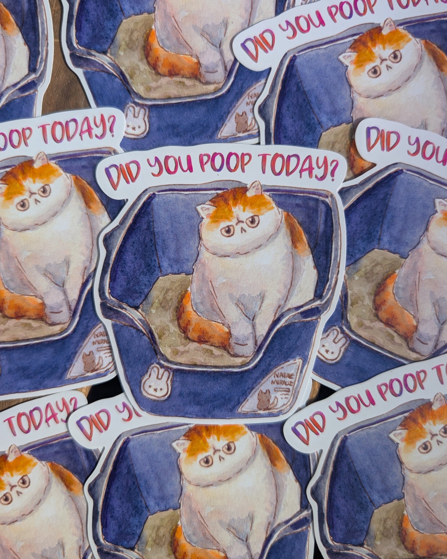 'Did you poop today?' Sticker