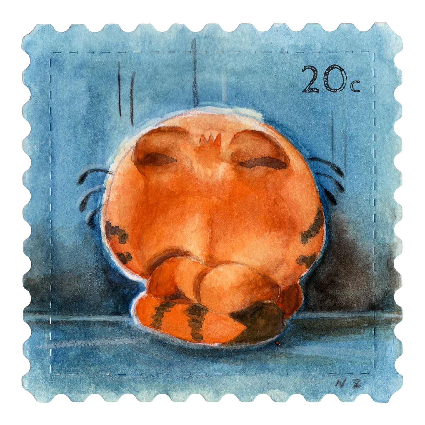 Mondays - Forever garf mini print