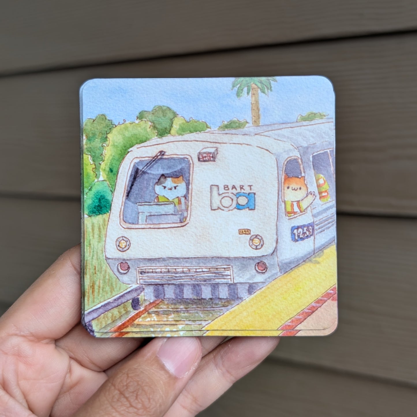 'Bay Area Rapid Tabby' Magnet