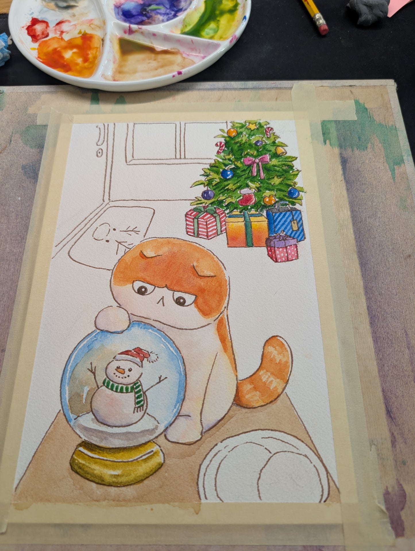 A Very Grumpy Christmas - Art Print
